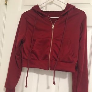 💚Zaful Cropped Hoodie💚